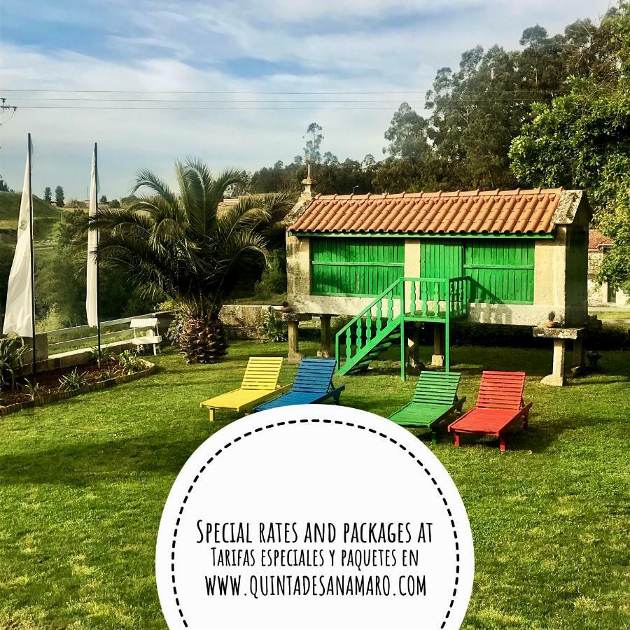 Quinta de San Amaro Hotel Y Restaurante Meaño Exterior foto